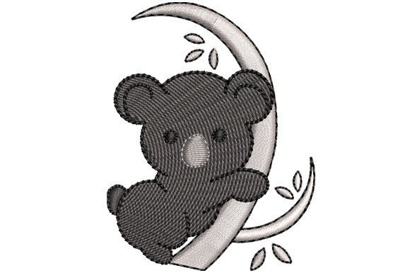 Baby Bear on Branch: A Seasonal Embroidery Staple