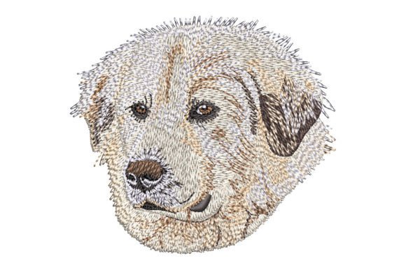 Great Pyrenees Embroidery Design