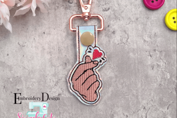 Heart Key Fob: A Boutique Sweatshirt Embroidery Review