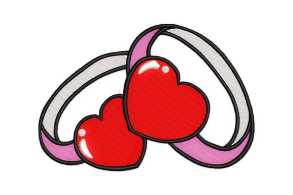 Wedding Rings Hearts